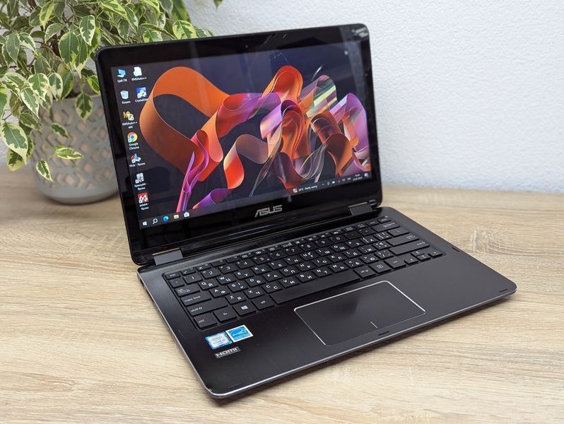 Уцінка!Ноутбук Б/в Asus VivoBook Flip TP301UA:13 Full HD,Intel Core i3-6100U 8 GB DDR3,SSD 128Gb Asus126 фото