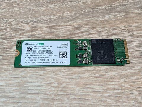 SSD SK hynix BC501 256GB NVMe M.2 2280 Життя 100% Б/В