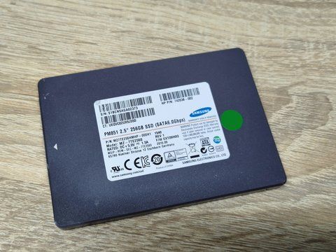 SSD Samsung PM851 256GB 2.5" Життя 100% Б/В