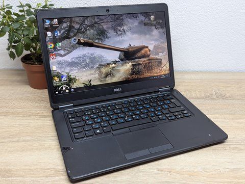 Ноутбук Dell Latitude E7450: 14 Full HD, Intel Core i5-5300U @2.30GHz 8 GB DDR3 Intel HD Graphics SSD 128Gb Б/В