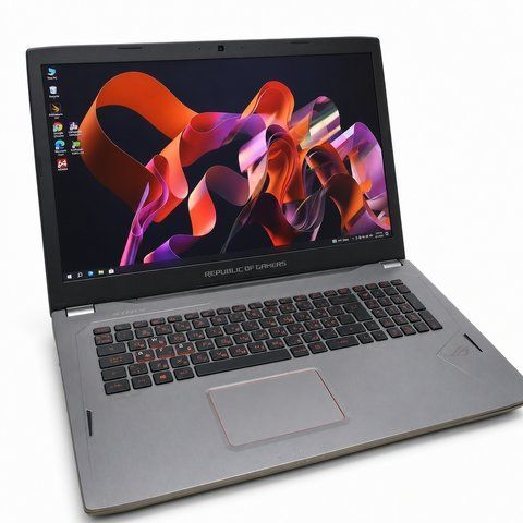 Ноутбук Б/В Asus Strix ROG GL702V:17 Full HD Intel Core i7-7700HQ 16 GB DDR4 NVIDIA GeForce GTX 1070 4Gb SSD 256Gb+HDD 1Tb Asus187 фото