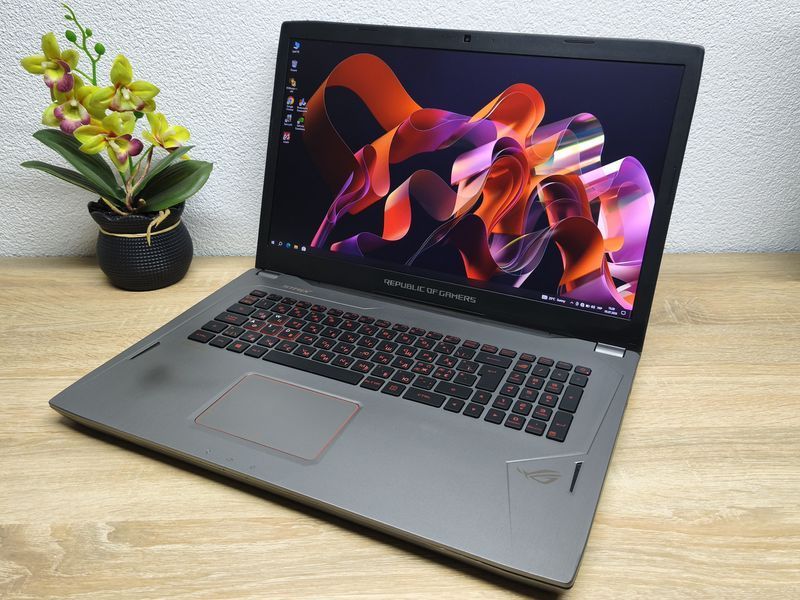 Ноутбук Б/В Asus Strix ROG GL702V:17 Full HD Intel Core i7-7700HQ 16 GB DDR4 NVIDIA GeForce GTX 1070 4Gb SSD 256Gb+HDD 1Tb Asus187 фото
