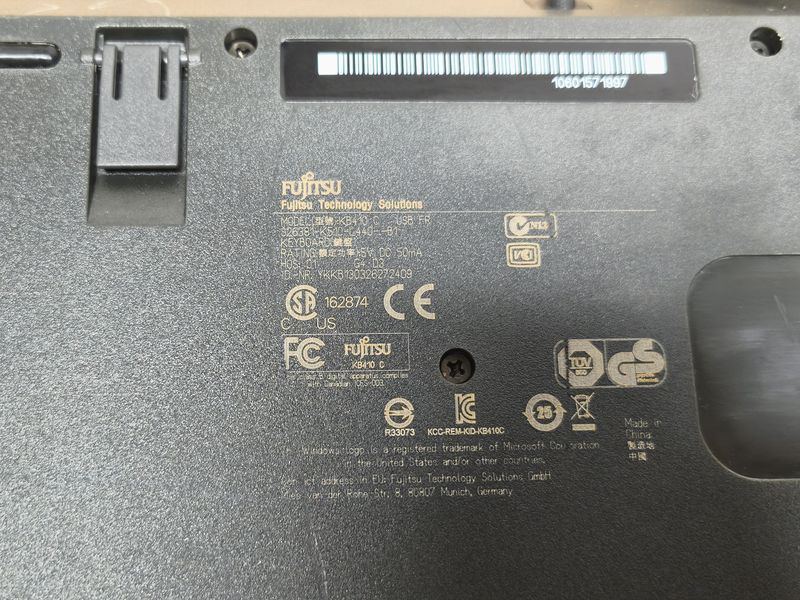 Дротова клавіатура Fujitsu KB410 C Б/В