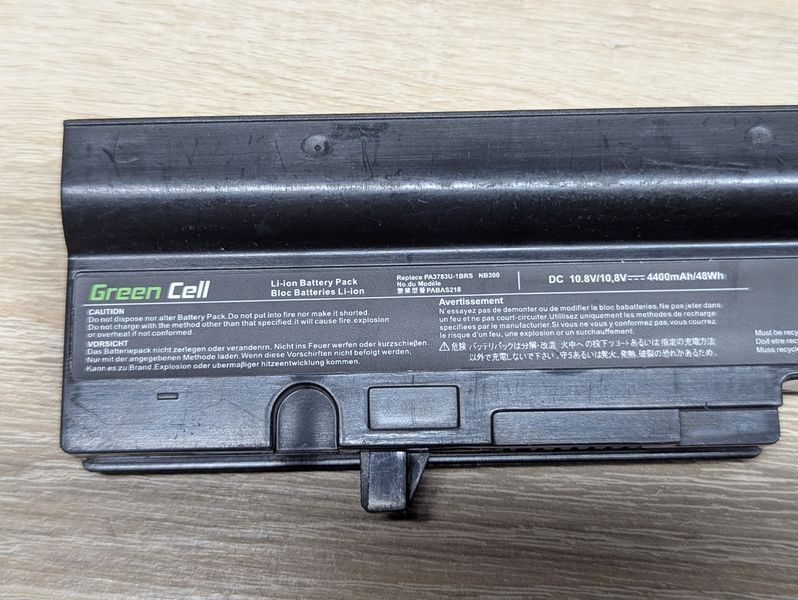 Акумуляторна батарея Green Cell PA3783U-1BRS,NB300 Б/В